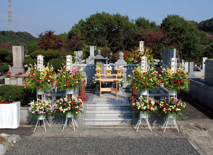 会社供養塔を上川霊園に建⽴
