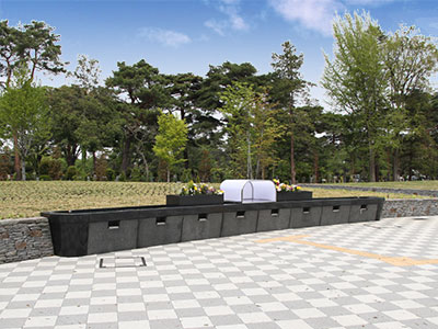 樹林型合葬埋蔵施設