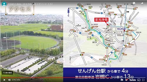 せんげん台駅から車で約4分
